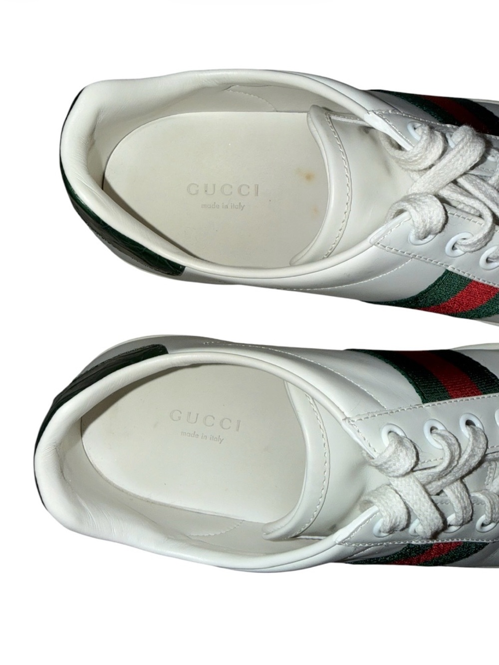 Discontinued Women’s Gucci Ace Sneakers (Style 387993) EU 38 | US 8 - Picture 4 of 9